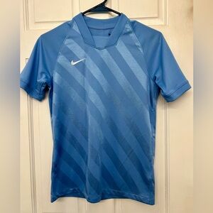 Nike Sky Blue Striped Sports Tee